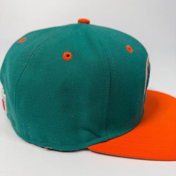 Vintage‎ Miami Dolphins New Era Collection 9fifty NFL Snapback Green - Picture 3 of 9